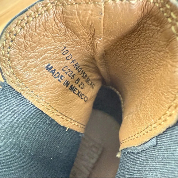 NEW FRYE TYLER Black Leather Chelsea Boot Men’s 10D - Picture 11 of 11